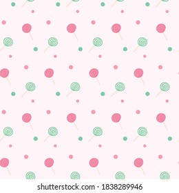 lollipop seamless pattern vector design for your background, wallpaper, etc.