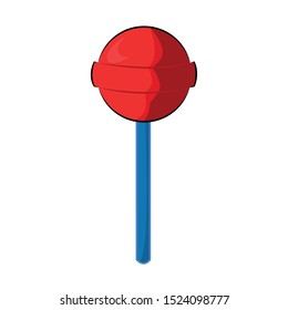 Lollipop simple illustration clip art 