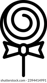 lollipop single vector line icon