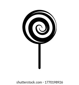 lollipop vector. Candy sweet vector image. editable icon. vector illustration.