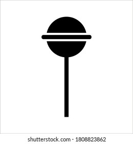 lollipop vector. Candy sweet vector image. editable icon on white background