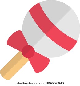 lollipop vector flat color icon 
