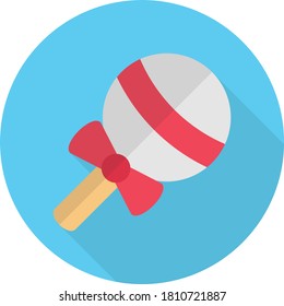 lollipop vector flat color icon 