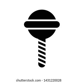 lollipop vector glyph flat icon