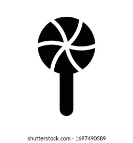 lollipop vector glyph flat icon 