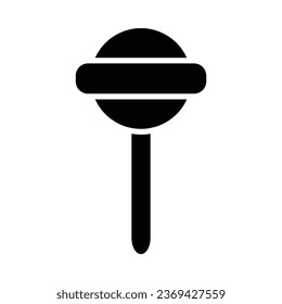 Icono De Glifo Vector Lollipop Para Uso Personal Y Comercial.
