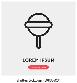 Lollipop vector icon