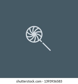 Lollipop vector icon. Lollipop concept stroke symbol design. Thin graphic elements vector illustration, outline pattern for your web site design, logo, UI. EPS 10.