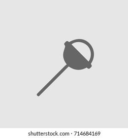 Lollipop vector icon eps 10. Simple isolated illustration.