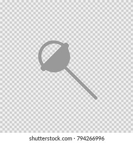 Lollipop vector icon eps 10. Simple isolated illustration.