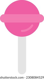 Lollipop Vector Icon Flat Style