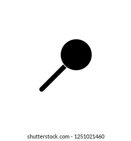 lollipop vector icon. lollipop sign on white background. lollipop icon for web and app