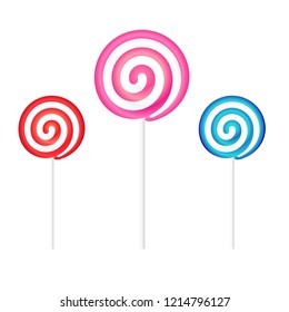 Lollipop vector illustration