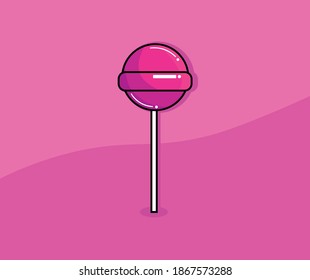 Ilustración del vector Lollipop
Cherry Lollipop.