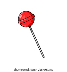 Lollipop vector illustration on white background