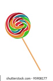 lollipop vector isolated