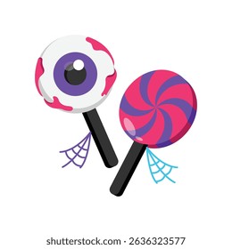 Lollipop Vector style icon. Eps 10 file