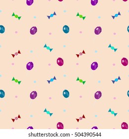 lollipops and candys pattern color