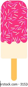 Lolly 10 - Raspberry & Cream