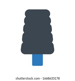 lolly ice cream vector glyph color icon 