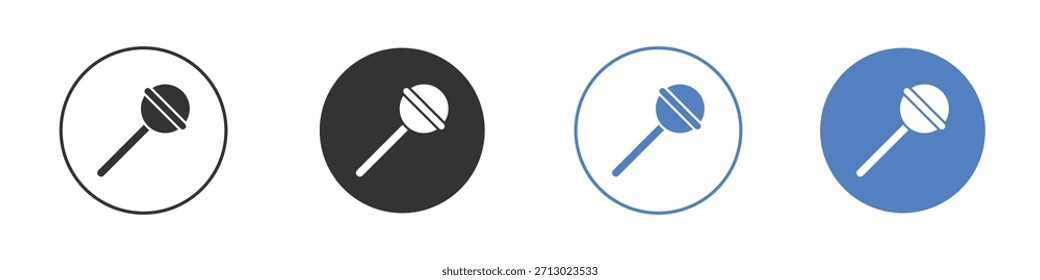Lollypop Symbol einfach minimalistisch Vector EPS