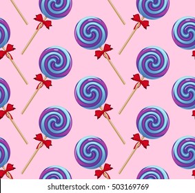 lollypop seamless pattern