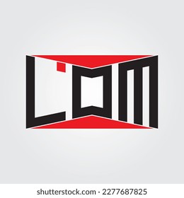 LOM LOGO , AON LETTER LOGO, AON LETTER LOGO, ABSTRACT LOGO, MINIMAL , BRAND,  NEW