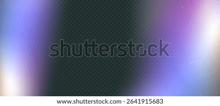 Lomo vector background with soft blur and vivid light leak. Transparent overlay for vintage photo effect or retro film texture. Subtle noise adds authentic style.