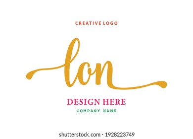 LON lettering logo is simple, easy to understand and authoritative