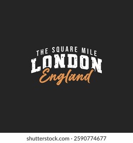 London Authentic Edition T Shirt Design