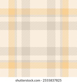 London background texture textile, dog tooth tartan seamless fabric. Wide plaid vector check pattern in light and amber colors palette.