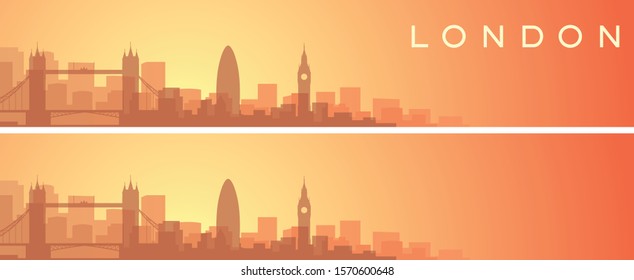 London Beautiful Skyline Scenery Banner