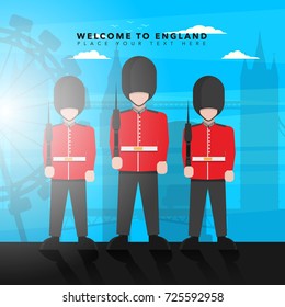 London BeefEaters Vector Design