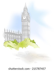 London, big ben