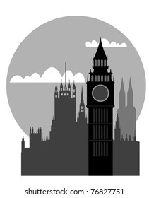 London - Big Ben - vector