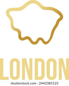 London Boroughs contour smooth map