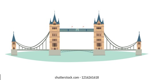 Tower Bridge Cartoon Hd Stock Images Shutterstock