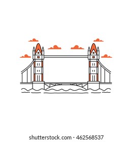 London Bridge Vector Icon