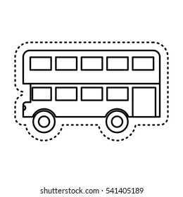 london bus classic icon vector illustration design