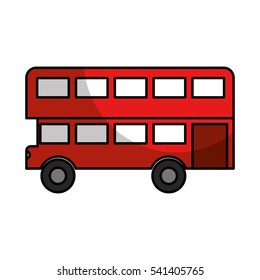 london bus classic icon vector illustration design