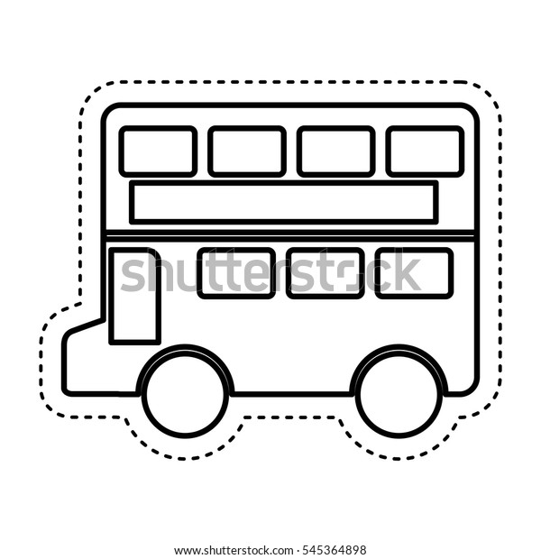 london bus\
classic icon vector illustration\
design