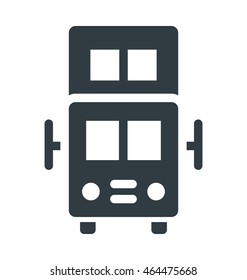 London Bus Colored Vector Icon