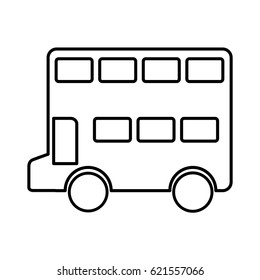 london bus isolated icon
