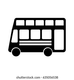 london bus transport vehicle icon