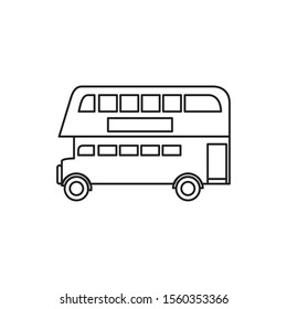 london bus vehicle isolated icon vector illustration design