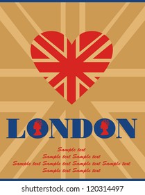 London card design. vector illustration