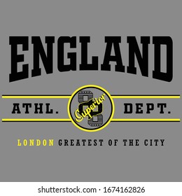 London city athletic,typography slogan for print t shirt,vector illustration,urban style