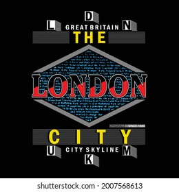 London City Awesomeslogan Graphic Typography Designillustration Stock ...