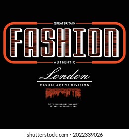 London city fashion,slogan graphic typography design for print,illustration art,vector
