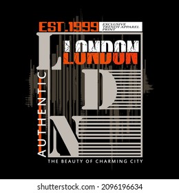 london city slogan graphic design t shirt typography vector illustration for modern print,art,style,vintage by order